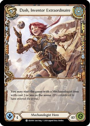 Dash, Inventor Extraordinaire [CRU098] 1st Edition Normal Flesh And Blood Single Flesh And Blood   