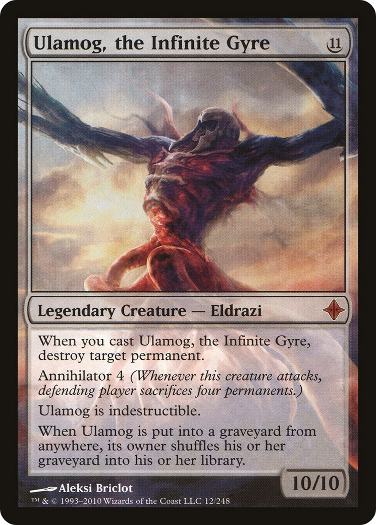 Ulamog, the Infinite Gyre (ROE-012) [Rise of the Eldrazi] MTG Single Wizards of the Coast