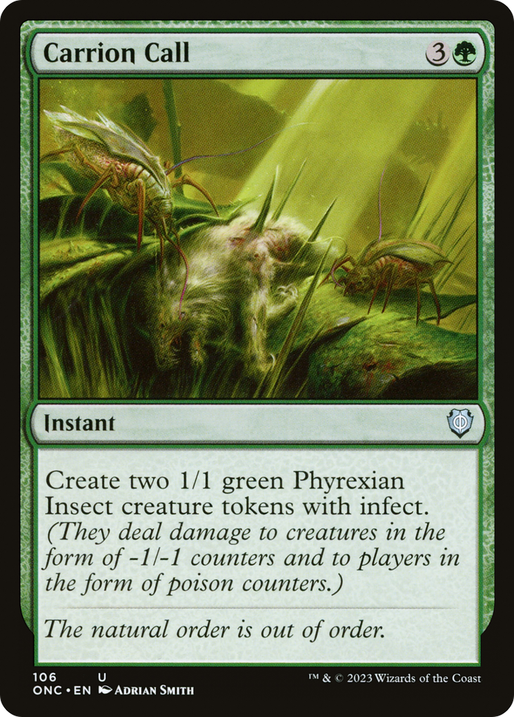 Carrion Call (ONC-106) [Phyrexia: All Will Be One Commander] MTG Single Wizards of the Coast