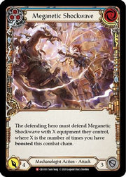 Meganetic Shockwave [CRU103] 1st Edition Rainbow Foil Flesh And Blood Single Flesh And Blood   