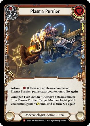 Plasma Purifier [CRU105] 1st Edition Rainbow Foil Flesh And Blood Single Flesh And Blood   