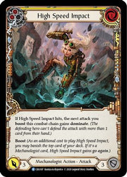 High Speed Impact (Yellow) [CRU107] 1st Edition Normal Flesh And Blood Single Flesh And Blood   