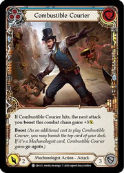 Combustible Courier (Blue) [CRU111] 1st Edition Normal Flesh And Blood Single Flesh And Blood   