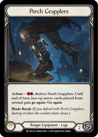 Perch Grapplers [CRU122] 1st Edition Cold Foil Flesh And Blood Single Flesh And Blood   