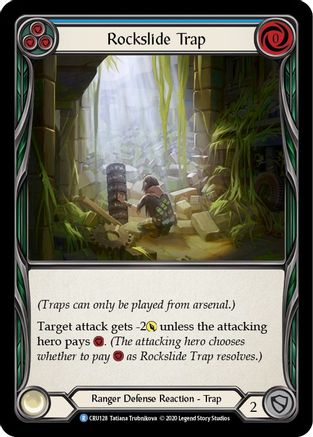 Rockslide Trap [CRU128] 1st Edition Normal Flesh And Blood Single Flesh And Blood   