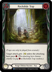 Rockslide Trap [CRU128] 1st Edition Rainbow Foil Flesh And Blood Single Flesh And Blood   