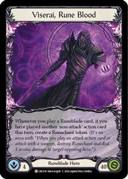 Viserai, Rune Blood [CRU138] 1st Edition Normal Flesh And Blood Single Flesh And Blood   