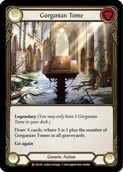 Gorganian Tome [CRU181] 1st Edition Normal Flesh And Blood Single Flesh And Blood   