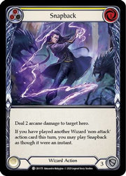 Snapback (Yellow) [CRU175] 1st Edition Rainbow Foil Flesh And Blood Single Flesh And Blood   