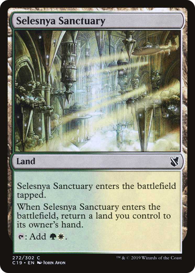 Selesnya Sanctuary (C19-272) [Commander 2019] MTG Single Wizards of the Coast