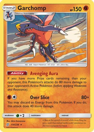 Garchomp 114/236 (SM Unified Minds) () [Misc: Deck Exclusives] Pokemon Single Pokémon