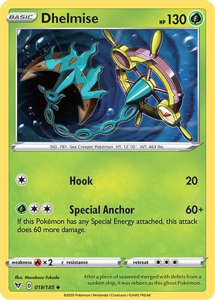 Dhelmise (19/185) [SWSH: Vivid Voltage] Pokemon Single Pokémon