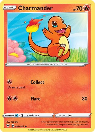 Charmander (23/185) [SWSH: Vivid Voltage] Pokemon Single Pokémon