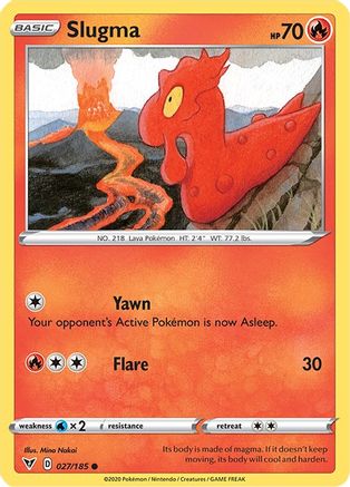 Slugma (27/185) [SWSH: Vivid Voltage] Pokemon Single Pokémon