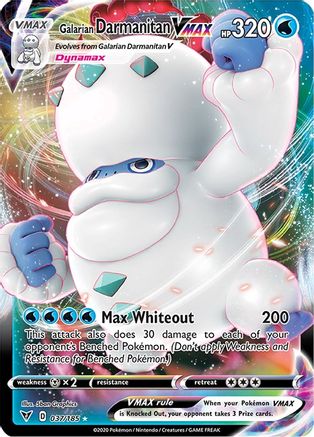 Galarian Darmanitan VMAX (37/185) Holofoil [SWSH: Vivid Voltage] Pokemon Single Pokémon