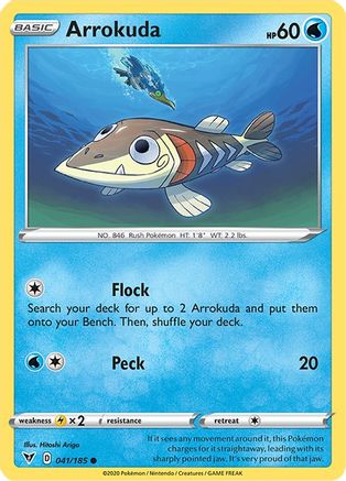 Arrokuda (41/185) [SWSH: Vivid Voltage] Pokemon Single Pokémon
