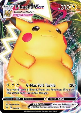 Pikachu VMAX (44/185) Holofoil [SWSH: Vivid Voltage] Pokemon Single Pokémon