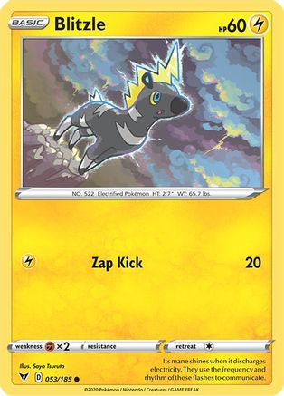 Blitzle (53/185) [SWSH: Vivid Voltage] Pokemon Single Pokémon