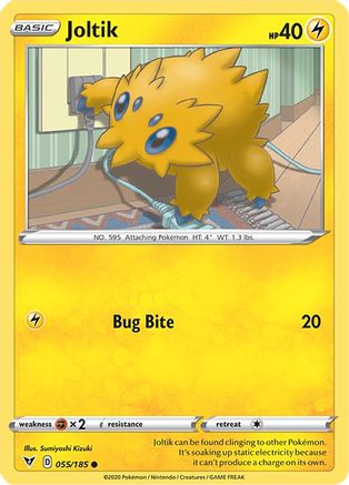 Joltik 55/185 [SWSH: Vivid Voltage] Pokemon Single Pokémon