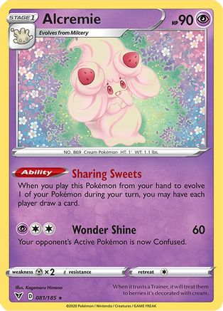Alcremie (81/185) - [SWSH: Vivid Voltage] Pokemon Single Pokémon