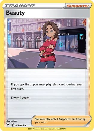 Beauty (148/185) Reverse Holofoil [SWSH: Vivid Voltage] Pokemon Single Pokémon
