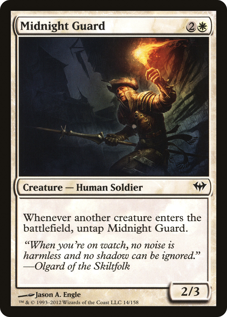 Midnight Guard (DKA-014) [Dark Ascension] Foil MTG Single Wizards of the Coast