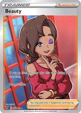 Beauty (Full Art) (181/185) Holofoil [SWSH: Vivid Voltage] Pokemon Single Pokémon