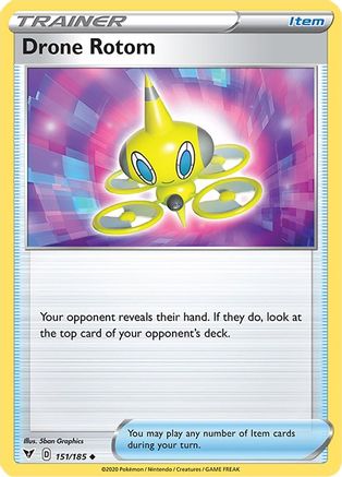 Drone Rotom (151/185) [SWSH: Vivid Voltage] Pokemon Single Pokémon
