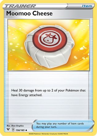 Moomoo Cheese (156/185) Reverse Holofoil [SWSH: Vivid Voltage] Pokemon Single Pokémon