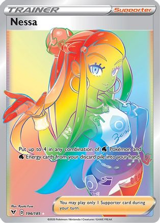 Nessa (Secret) (196/185) Holofoil [SWSH: Vivid Voltage] Pokemon Single Pokémon