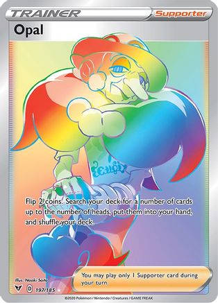 Opal (Secret) (197/185) Holofoil [SWSH: Vivid Voltage] Pokemon Single Pokémon