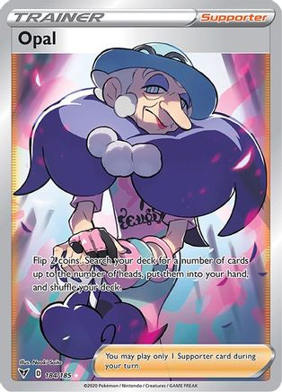 Opal (Full Art) (184/185) Holofoil [SWSH: Vivid Voltage] Pokemon Single Pokémon