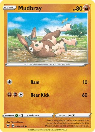 Mudbray (96/185) [SWSH: Vivid Voltage] Pokemon Single Pokémon