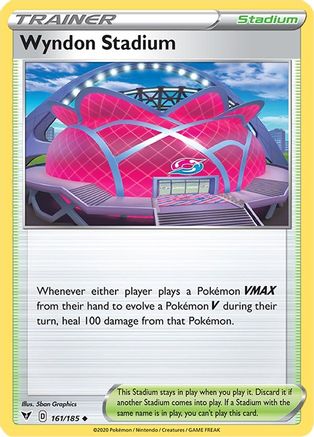 Wyndon Stadium (161/185) Reverse Holofoil [SWSH: Vivid Voltage] Pokemon Single Pokémon