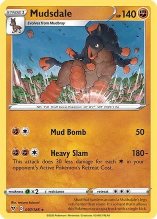 Mudsdale (97/185) [SWSH: Vivid Voltage] Pokemon Single Pokémon