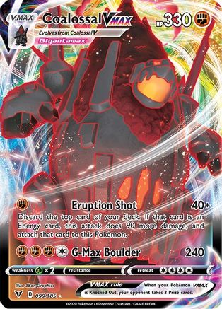 Coalossal VMAX (99/185) Holofoil [SWSH: Vivid Voltage] Pokemon Single Pokémon