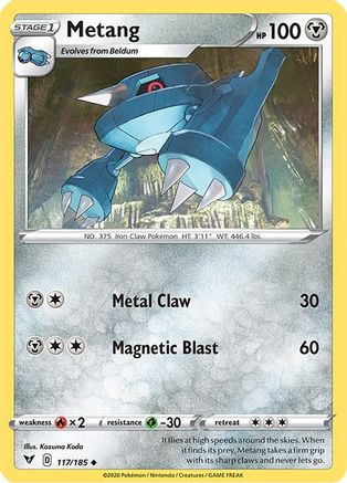 Metang (117/185) [SWSH: Vivid Voltage] Pokemon Single Pokémon