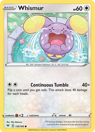 Whismur (135/185) [SWSH: Vivid Voltage] Pokemon Single Pokémon