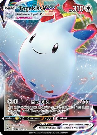 Togekiss VMAX (141/185) Holofoil [SWSH: Vivid Voltage] Pokemon Single Pokémon