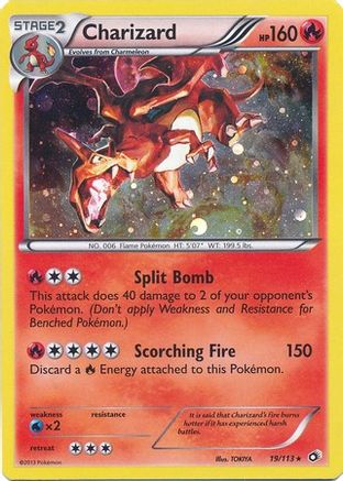 Charizard - 19/113 (Cosmos Holo) Holofoil [Misc: Cards & Products] Pokemon Single Pokémon