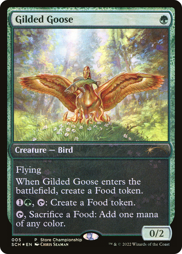 Gilded Goose (GAME-005) [Misc] Store Championships Foil MTG Single Wizards of the Coast