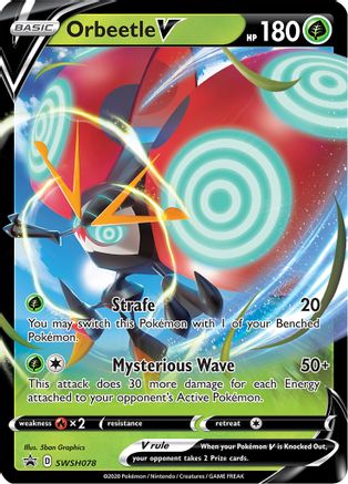 Orbeetle V - SWSH078 (SWSH078/307) Holofoil [Promos: SWSH Promo Cards] Pokemon Single Pokémon