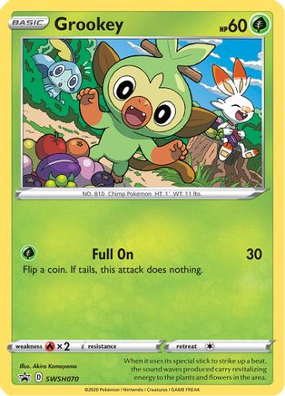 Grookey - SWSH070 (SWSH070/307) Holofoil [Promos: SWSH Promo Cards] Pokemon Single Pokémon