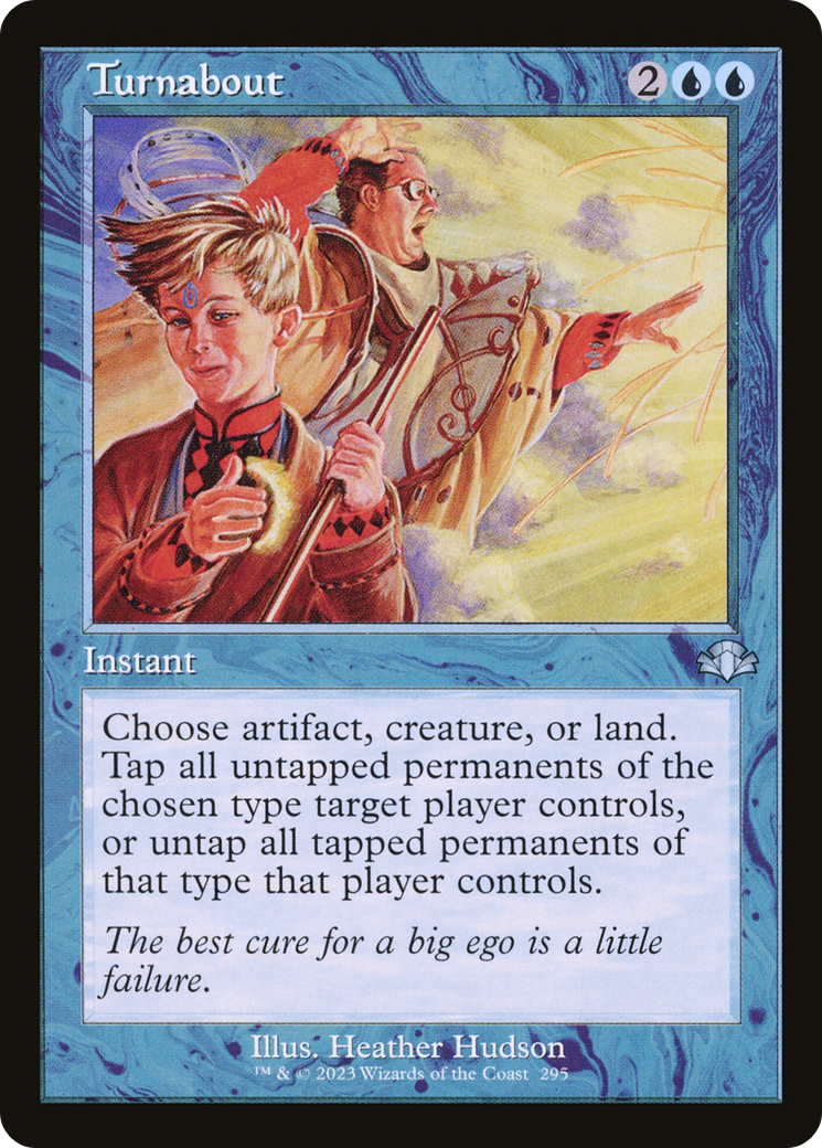 Turnabout (DMR-295) [Dominaria Remastered] MTG Single Wizards of the Coast