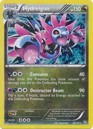 Hydreigon - 98/124 (Cosmos Holo) () Holofoil [Misc: Blister Exclusives] Pokemon Single Pokémon