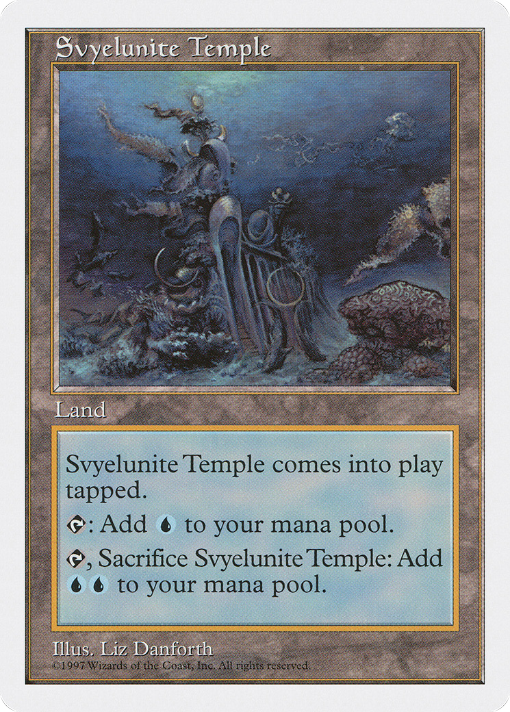 Svyelunite Temple (5ED-) [Fifth Edition] MTG Single Wizards of the Coast
