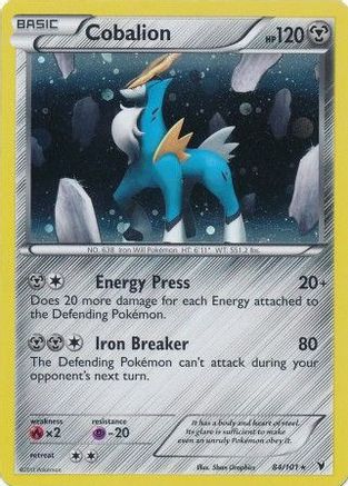Cobalion - 84/101 (Cosmos Holo) () Holofoil [Misc: Blister Exclusives] Pokemon Single Pokémon
