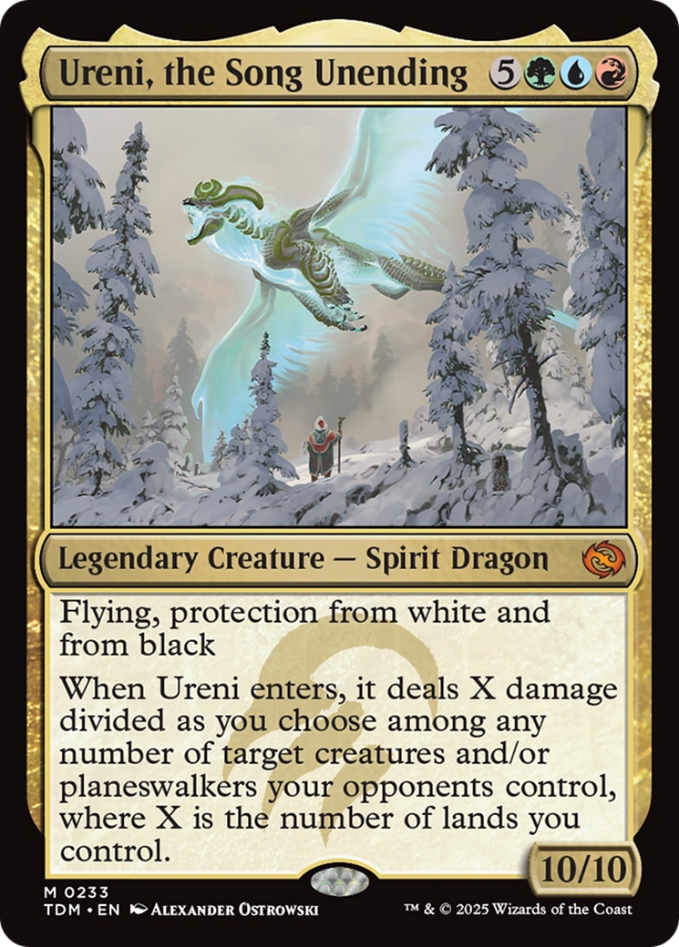 Ureni, the Song Unending (TDM-233) [Tarkir: Dragonstorm] MTG Single Wizards of the Coast