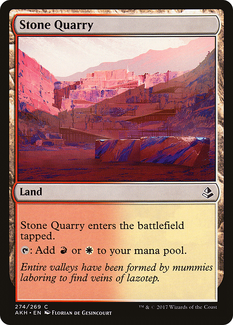 Stone Quarry (AKH-274) [Amonkhet] MTG Single Wizards of the Coast