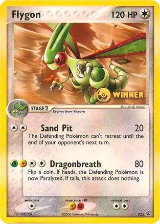 Flygon - 025 (e-League) [Winner] () [Promos: Nintendo Promos] Pokemon Single Pokémon